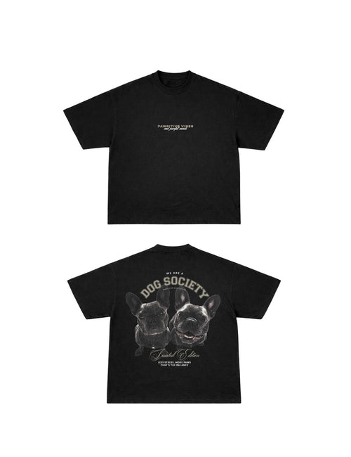 Camiseta Bulldogs Black - Front and Back