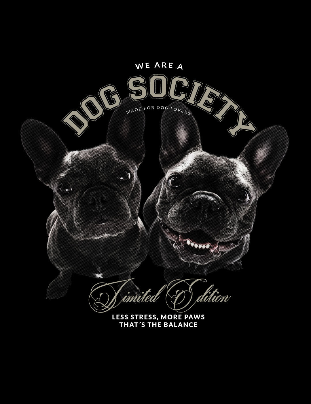 Camiseta Bulldogs Black - Design