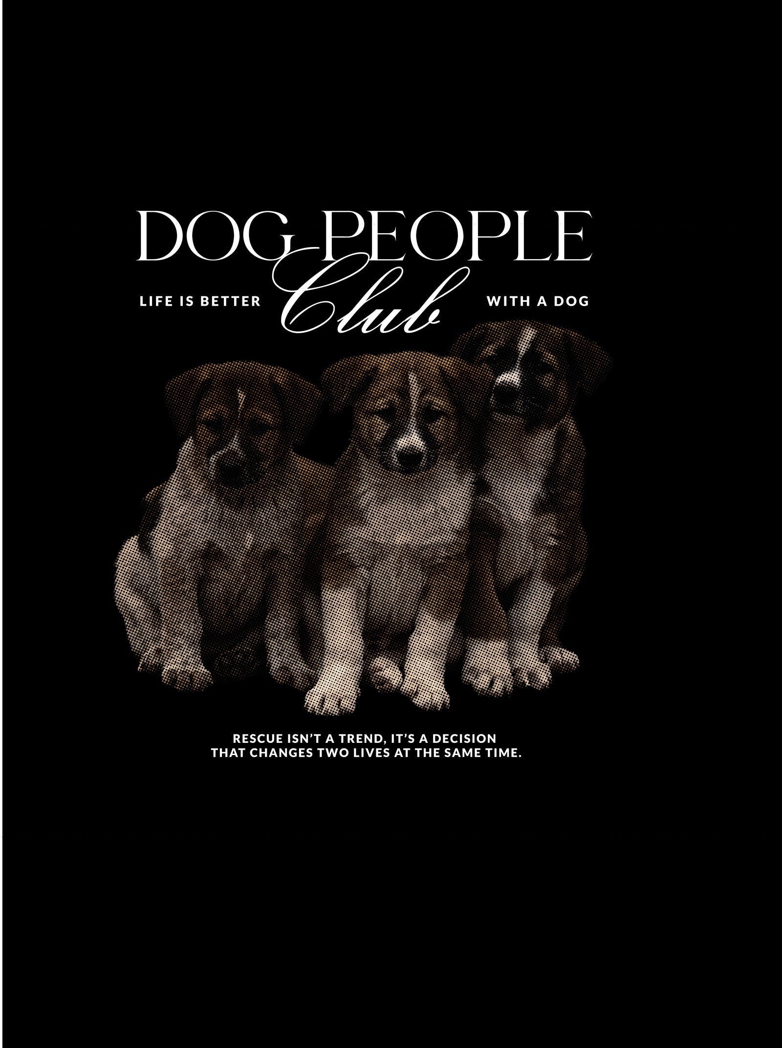 Camiseta Regular Dog People - Model