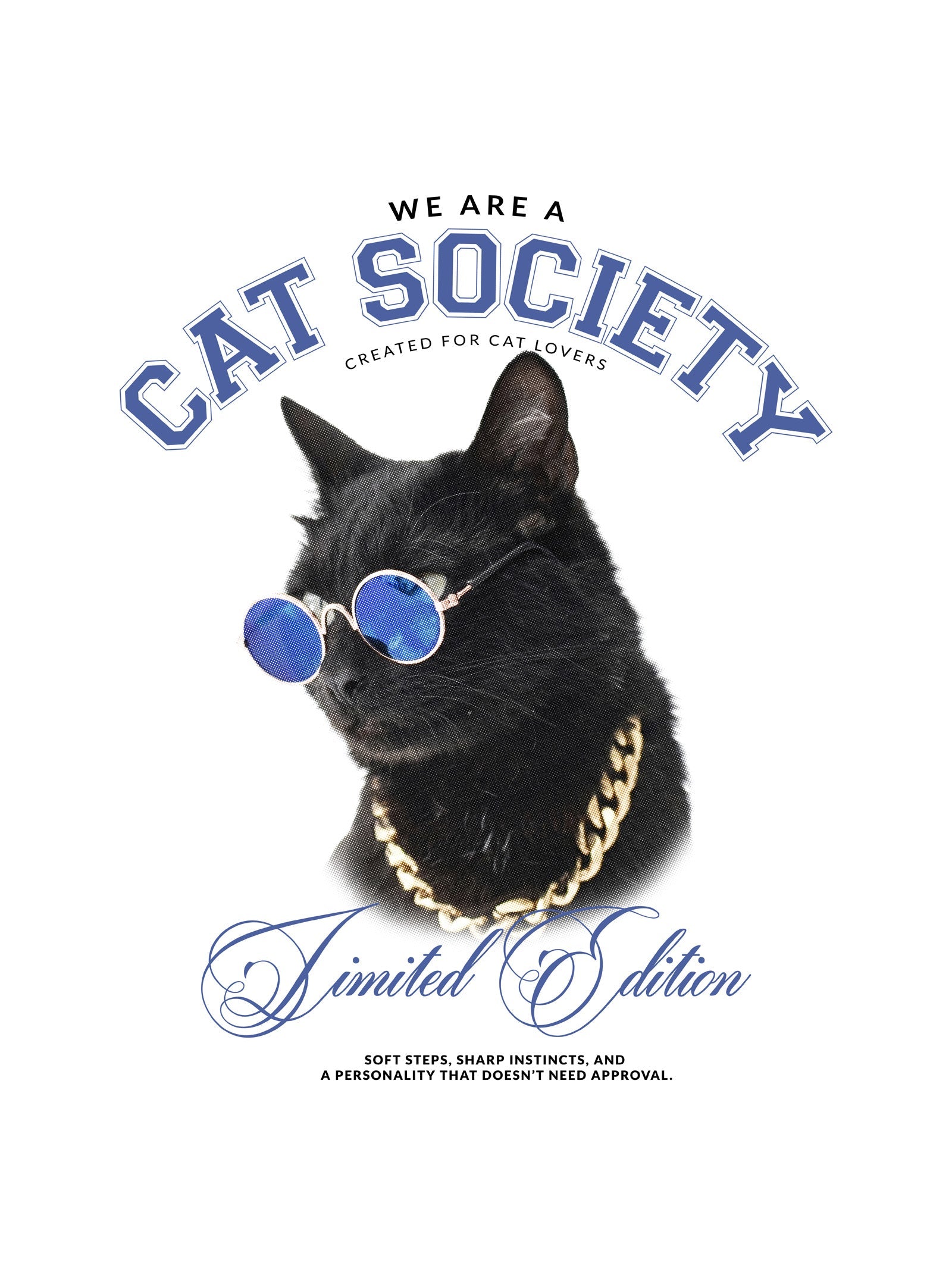Camiseta Regular Black Cat - Model