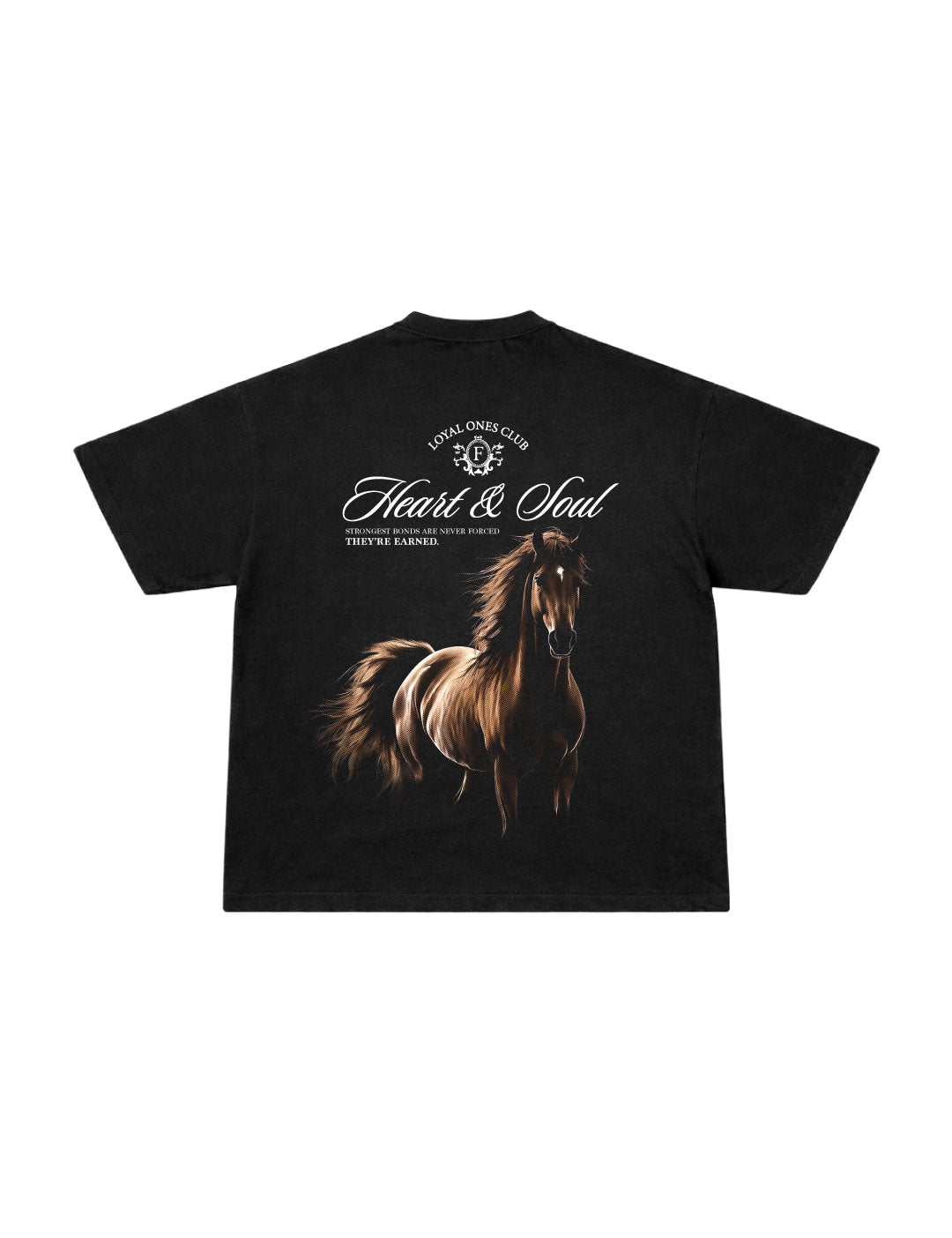 Camiseta Heart and Soul Black - Back