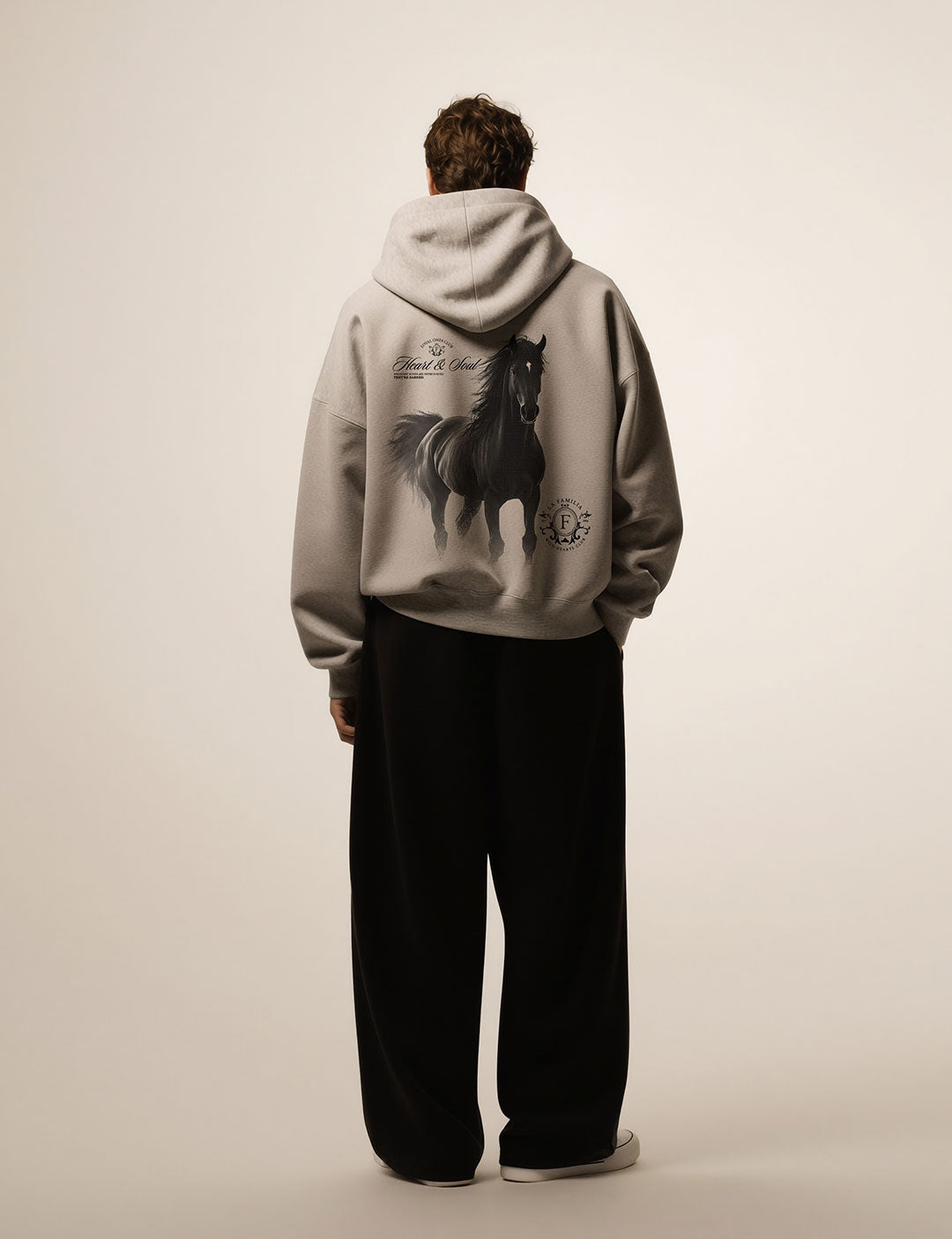 Hoodie Heart and Soul Grey - Model 2
