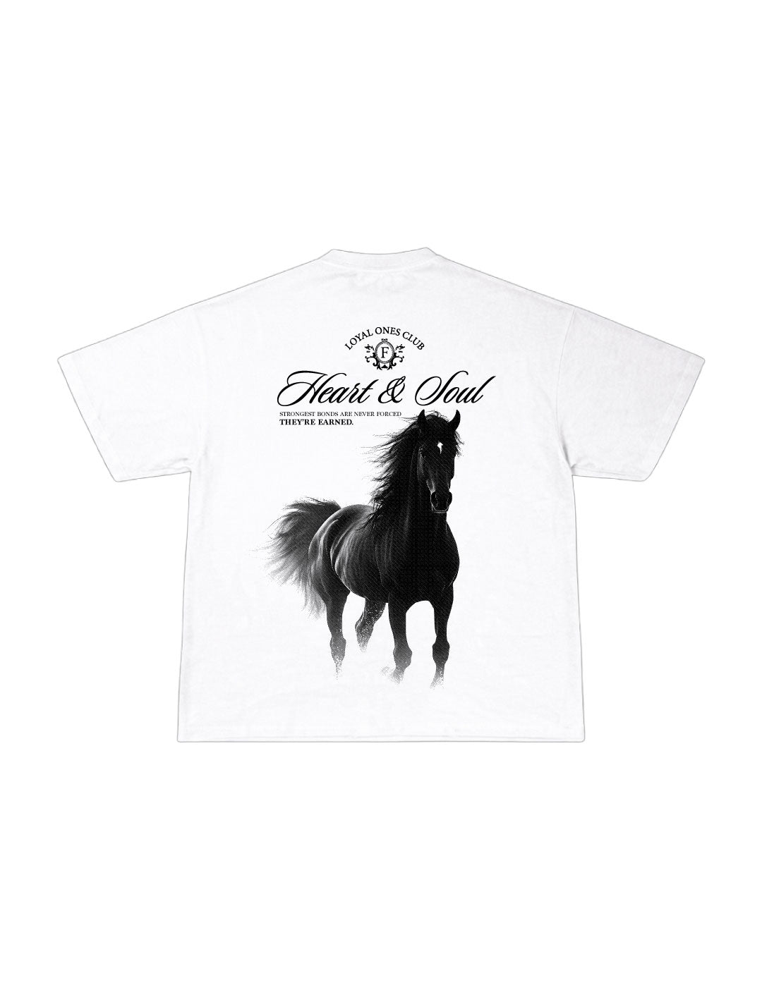 Camiseta Heart and Soul White - Back