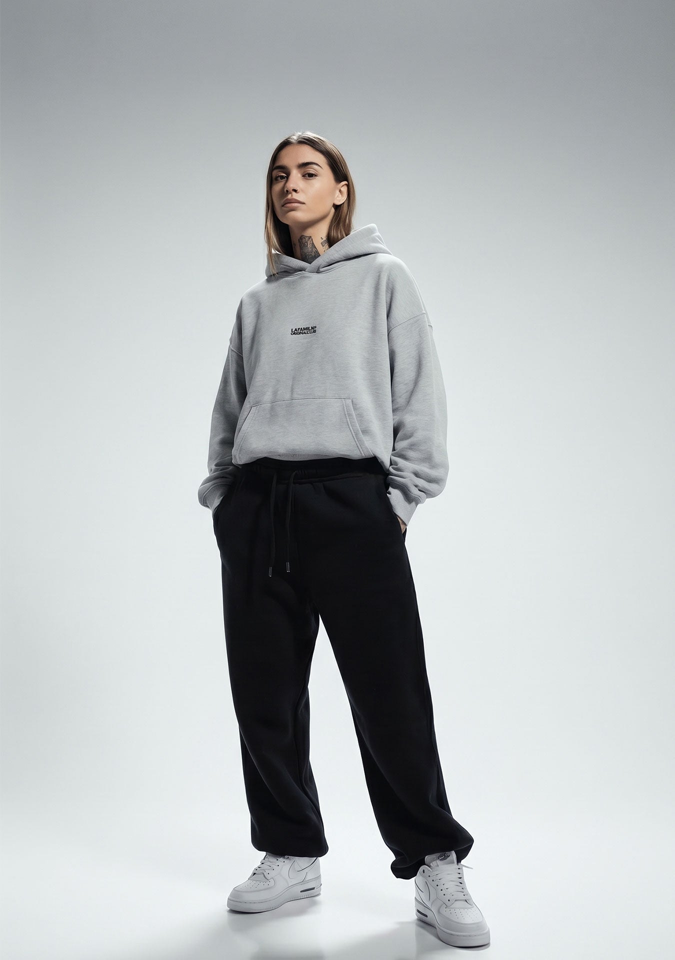 Hoodie Stoney Grey - Detail 2