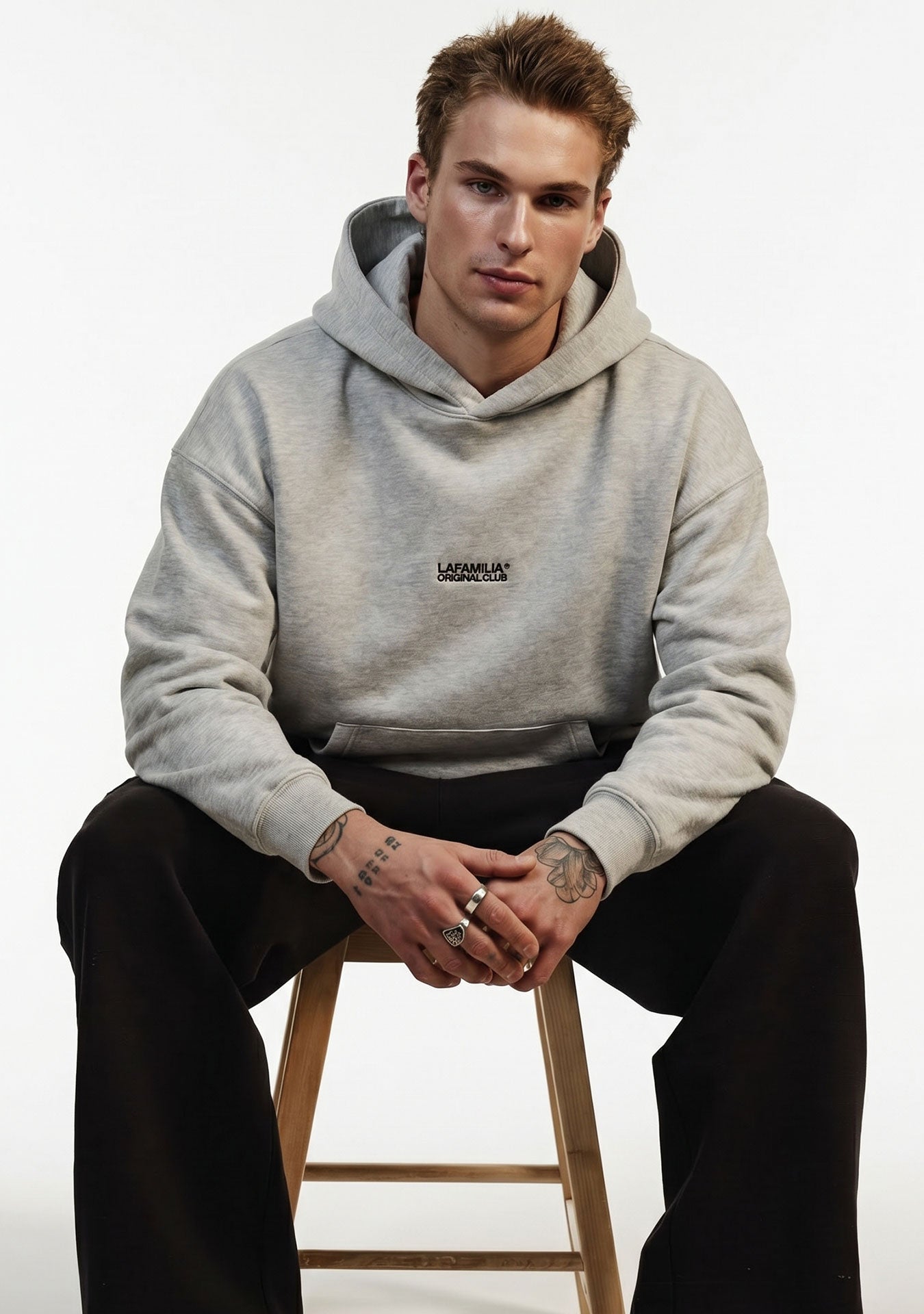 Hoodie Stoney Grey - Detail 1