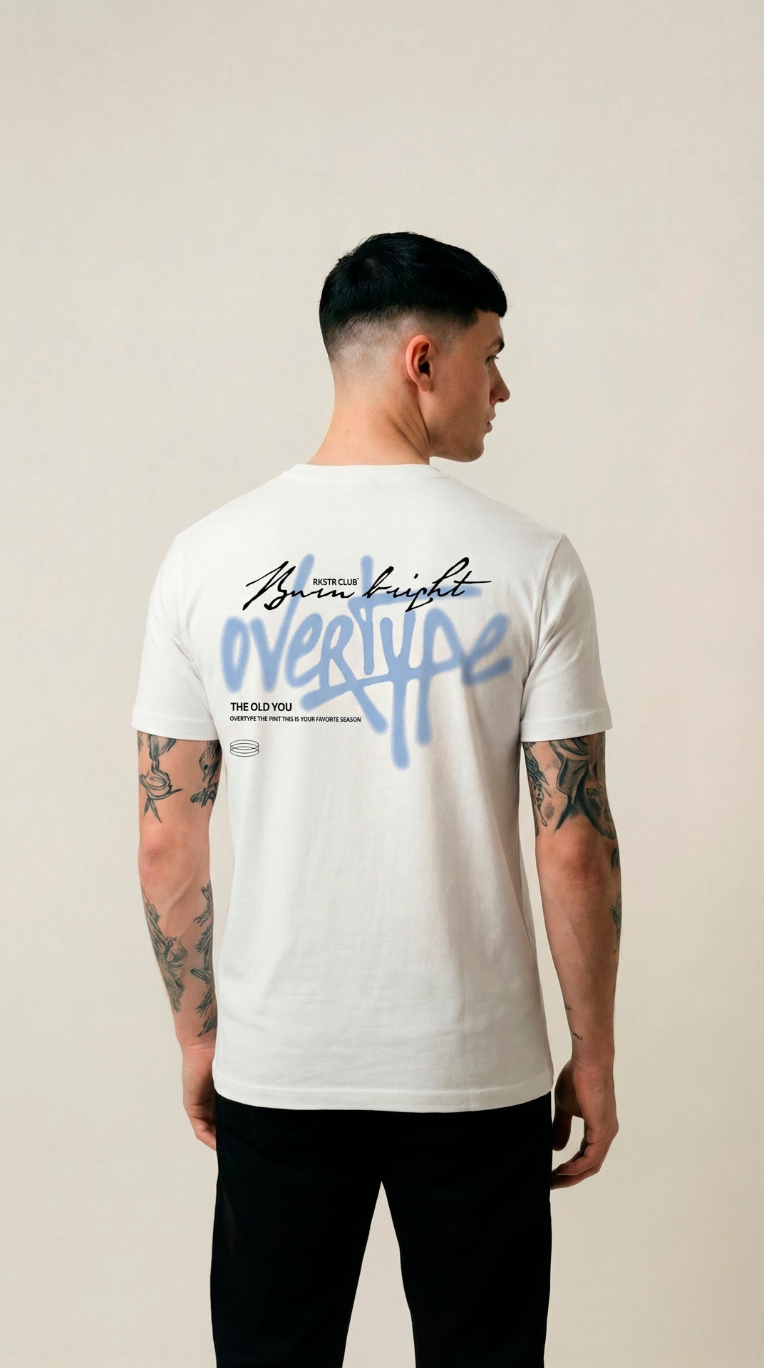 Camiseta Regular Overtype The Old You - Main