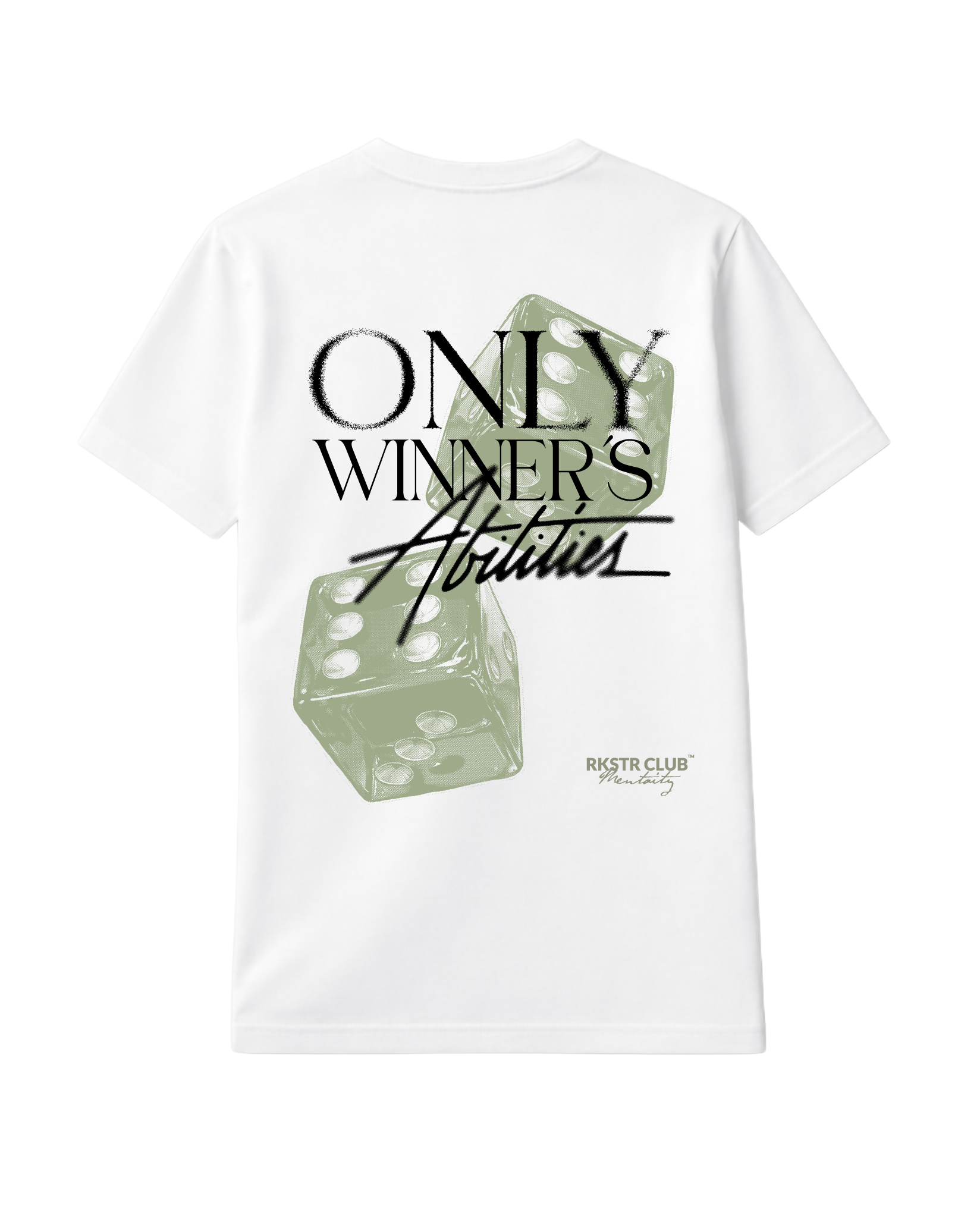 Camiseta Regular Only Winners White - Back
