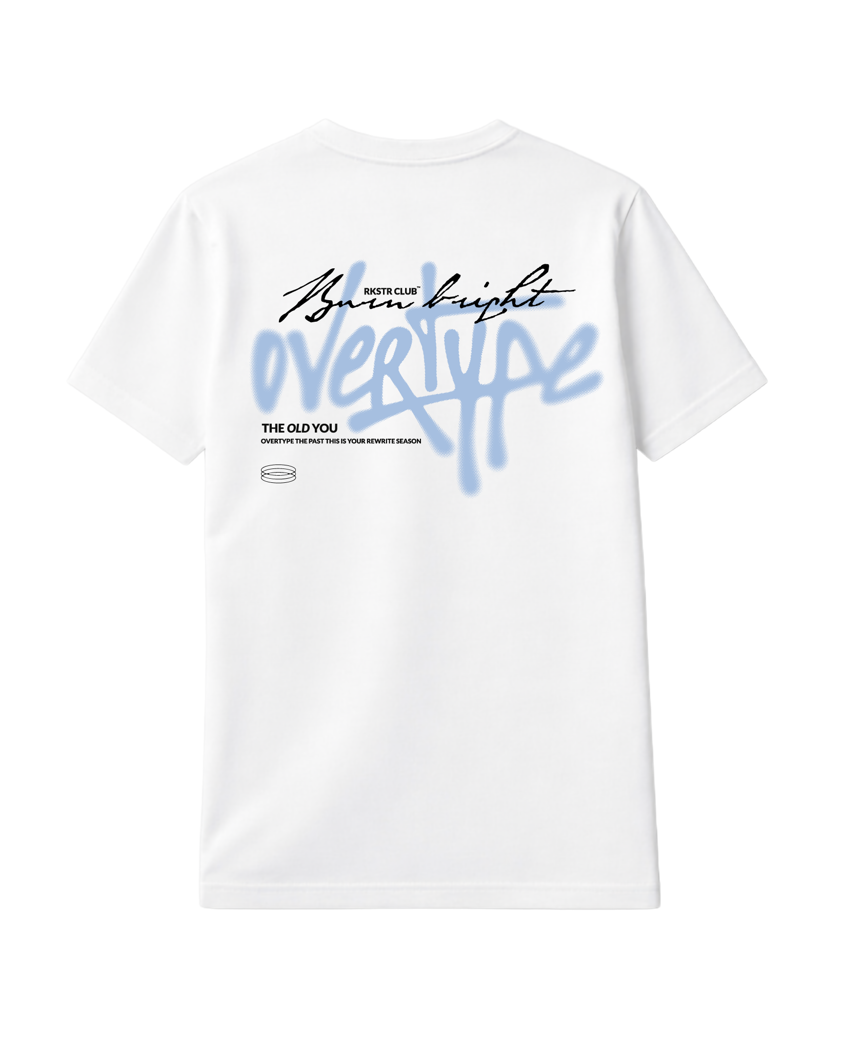 Camiseta Regular Overtype The Old You - Back