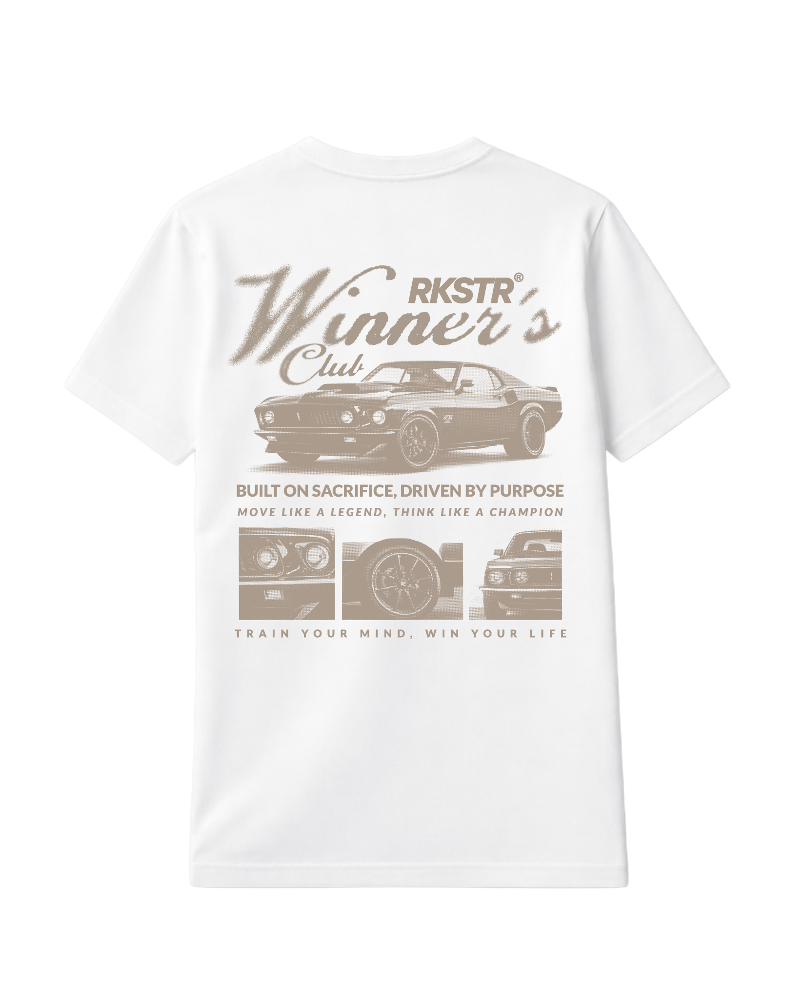 Camiseta Regular Winners Club White - Back