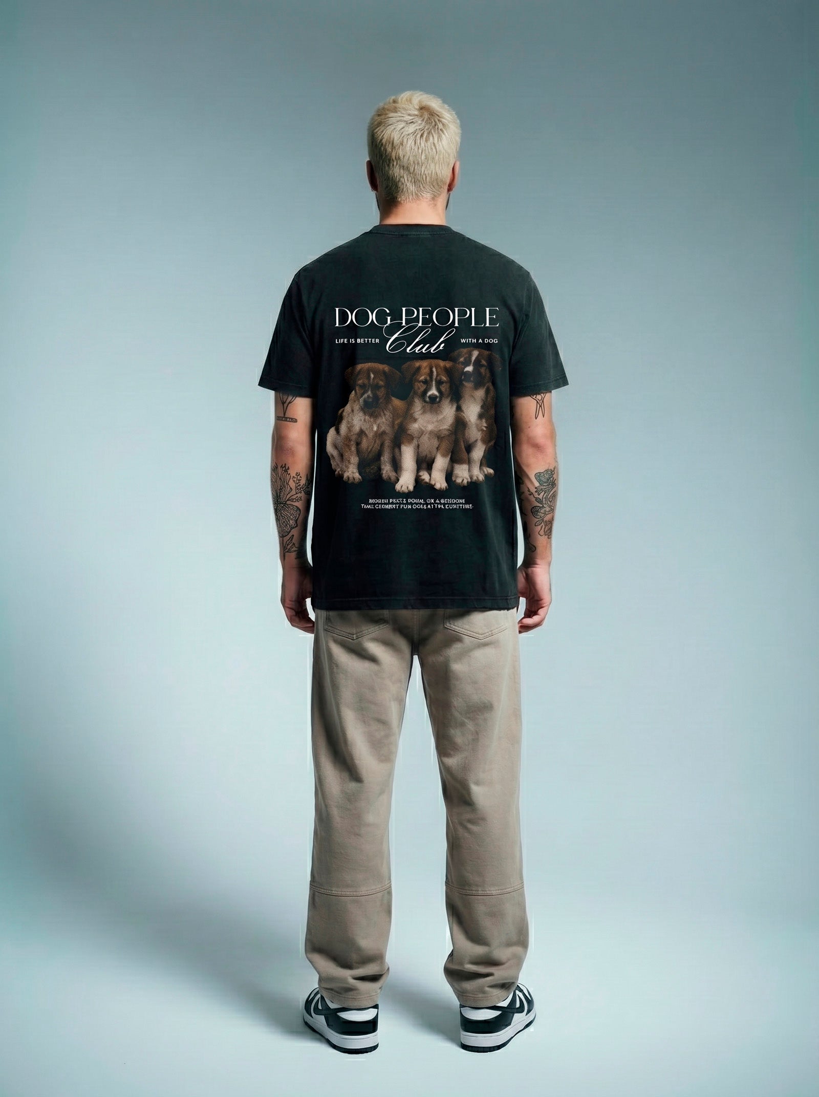 Camiseta Regular Dog People - Back